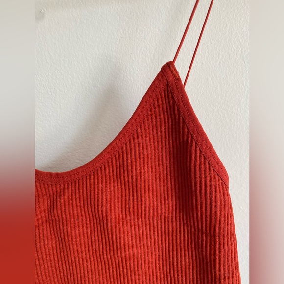 Urban outfitters red ribbed bodysuit - Picture 4 of 5